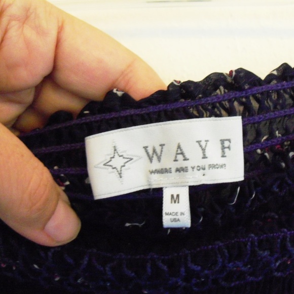 Vintage WayF strapless dress. Size M (#EV272) - Picture 5 of 5